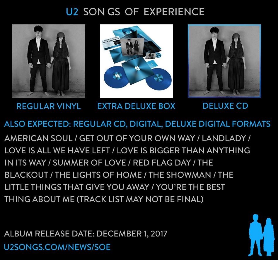 U2 Songs Of Experience
