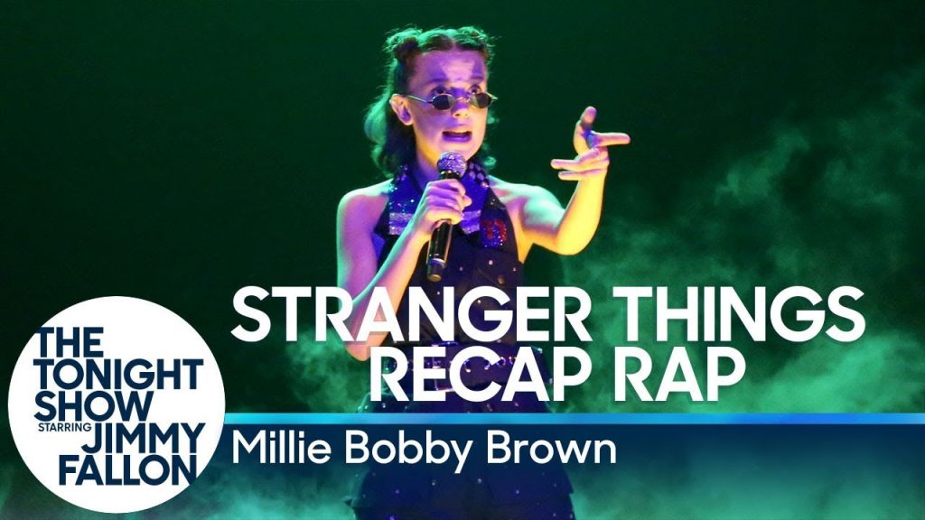 Millie Bobby Brown wywiad Fallon, millie bobby brown rap